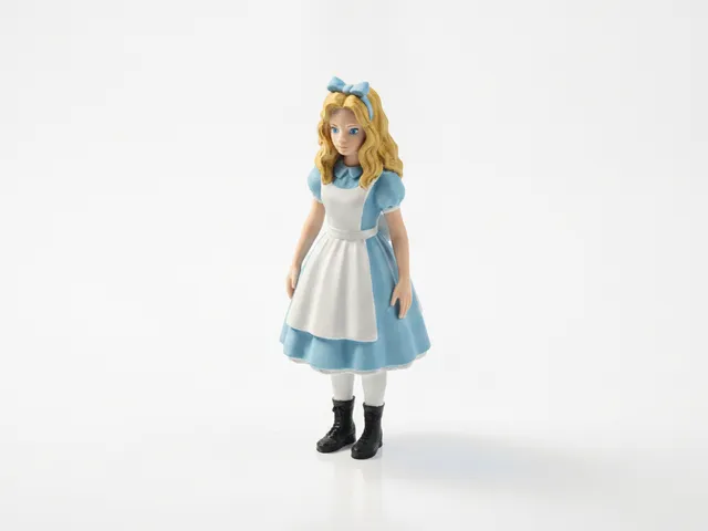 Alice In Wonderland Figurine Cartoon 3D Printable