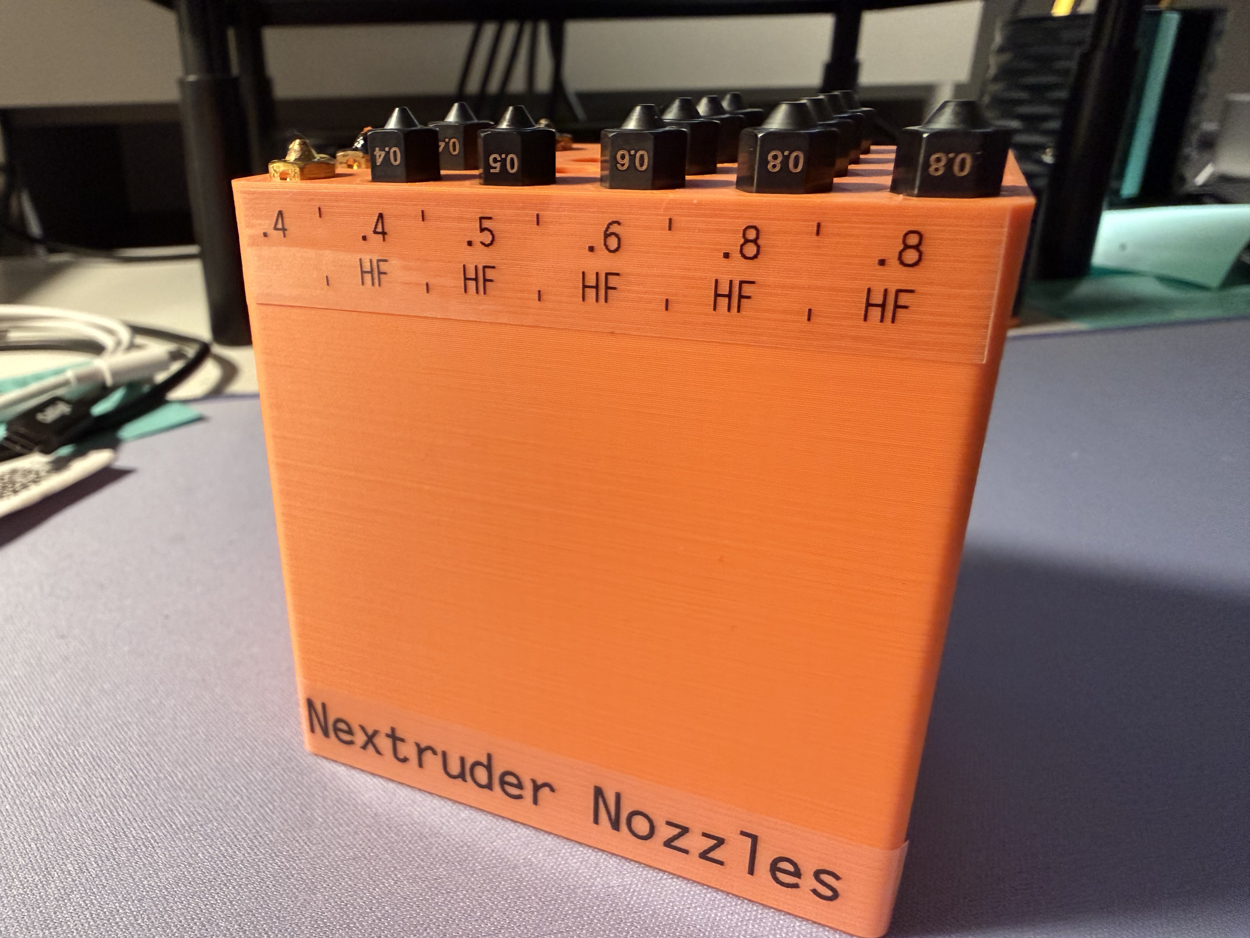 Multiboard Nextruder 24 Nozzle Storage