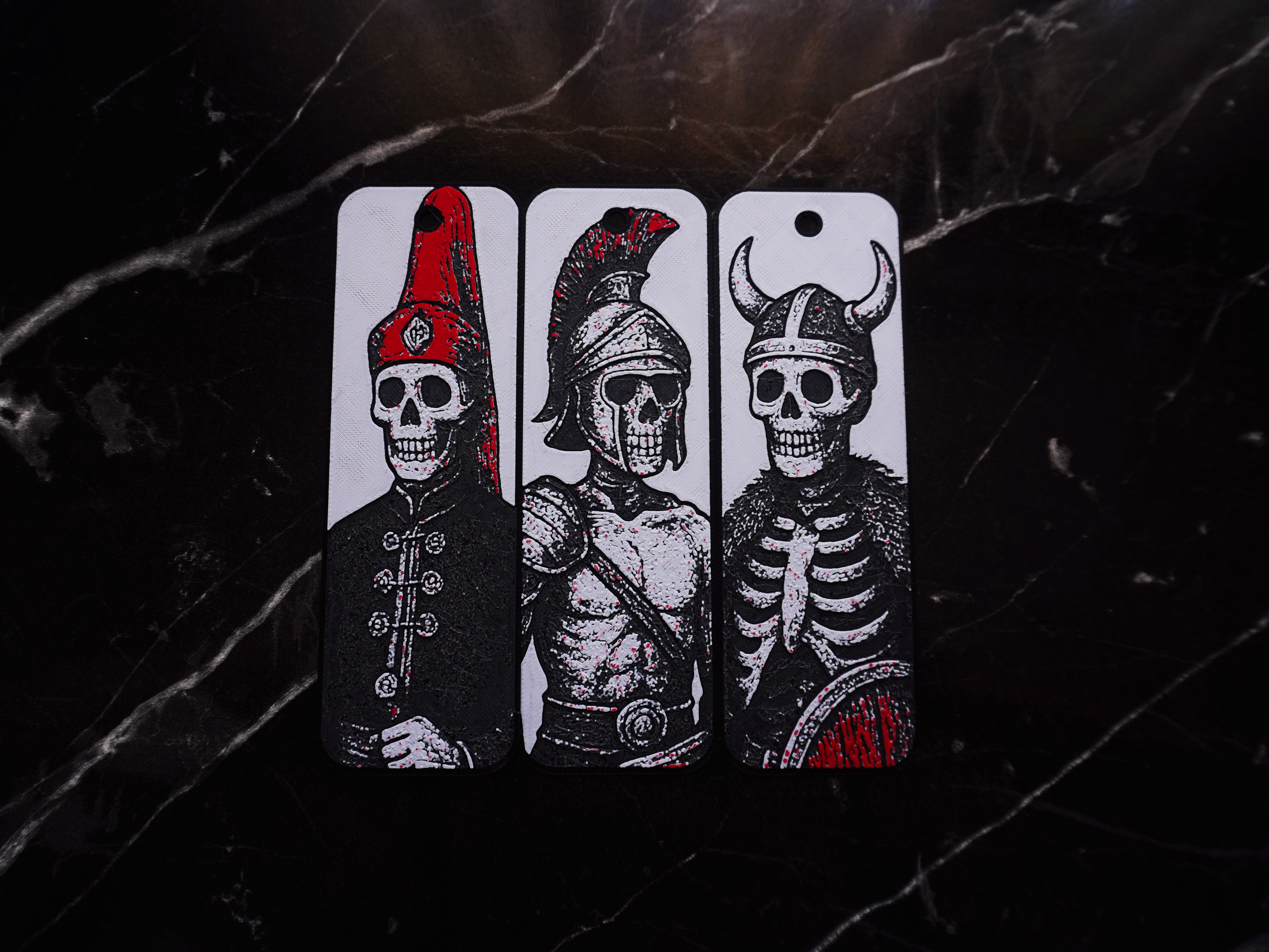 Miniatura 7 do modelo 3D Warrior Skeleton Bookmarks