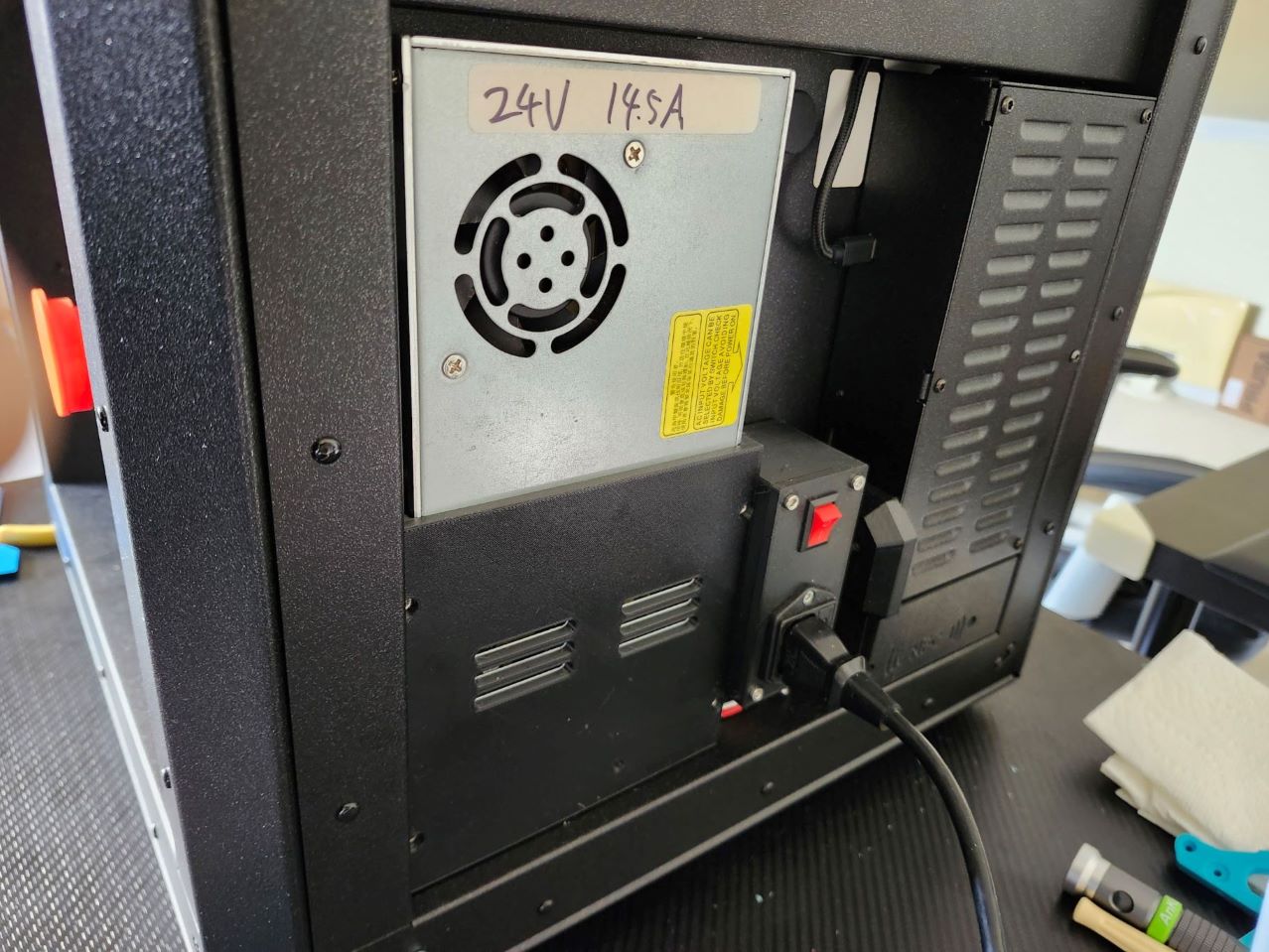 Meanwell power supply 350W PRUSA CoreOne mount