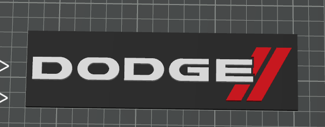Dodge sign for office \ workshop