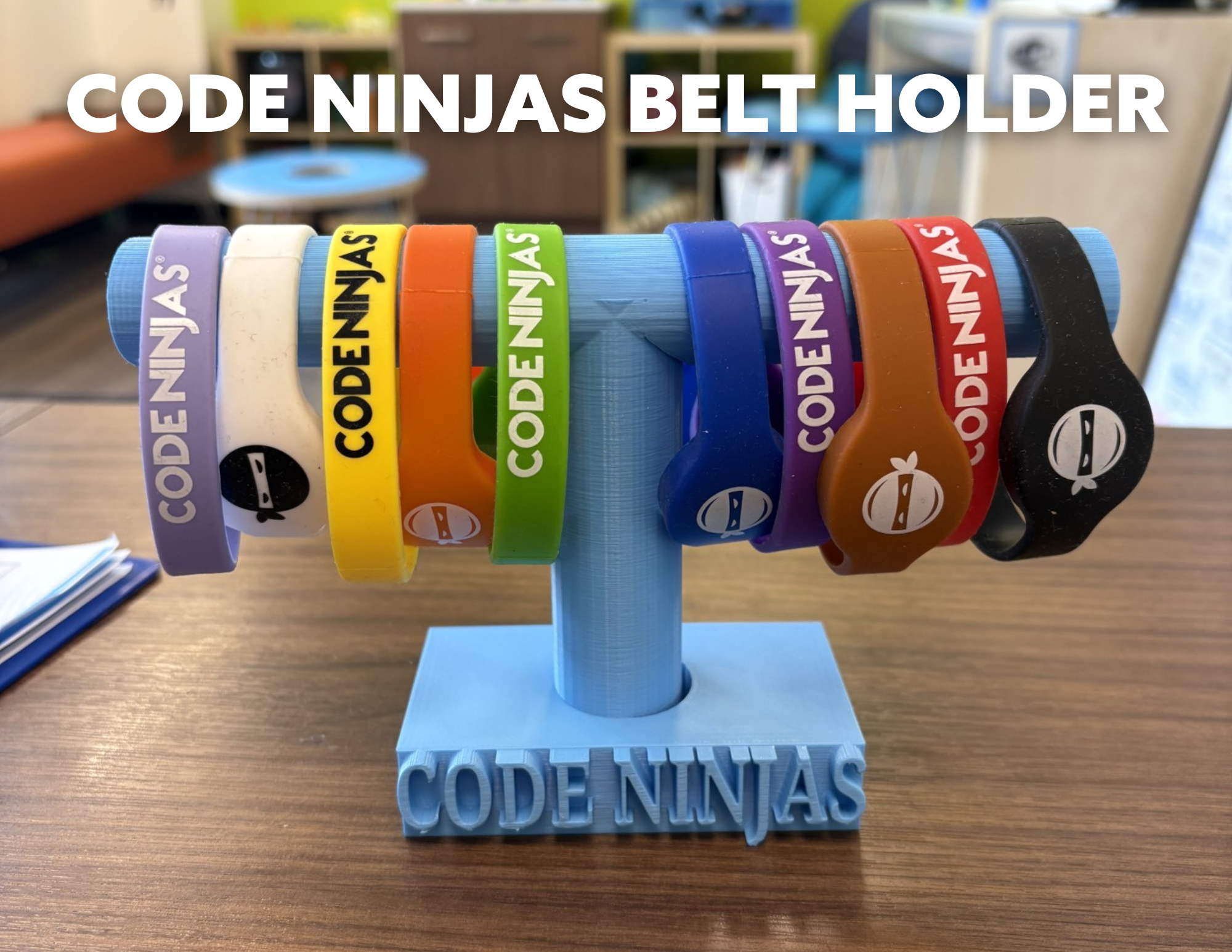 Code Ninjas Belt Holder