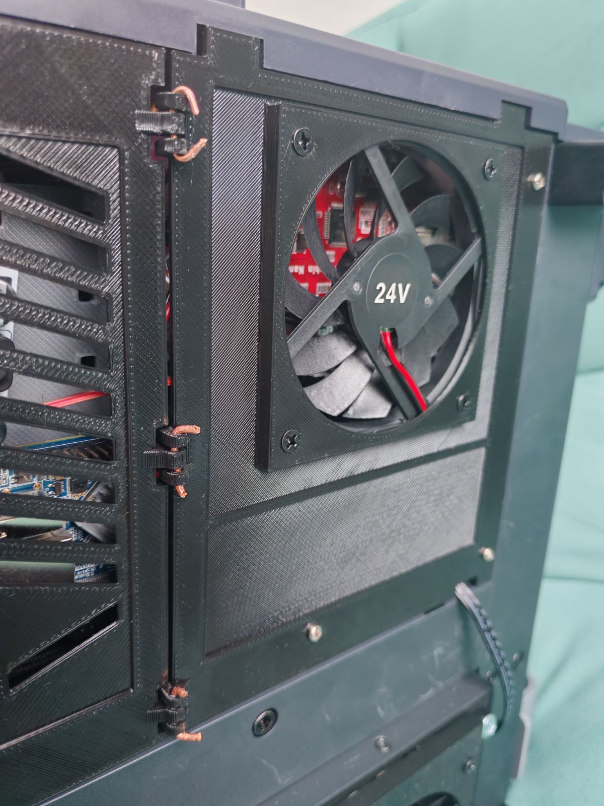 Elegoo Neptune 3 Pro Modular Mainboard cover for 80mm  fan