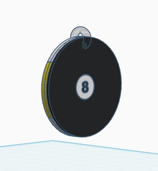 8 Ball 9 Ball keychain