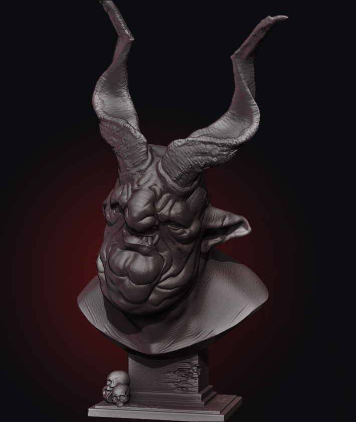 Giant Ogre Bust
