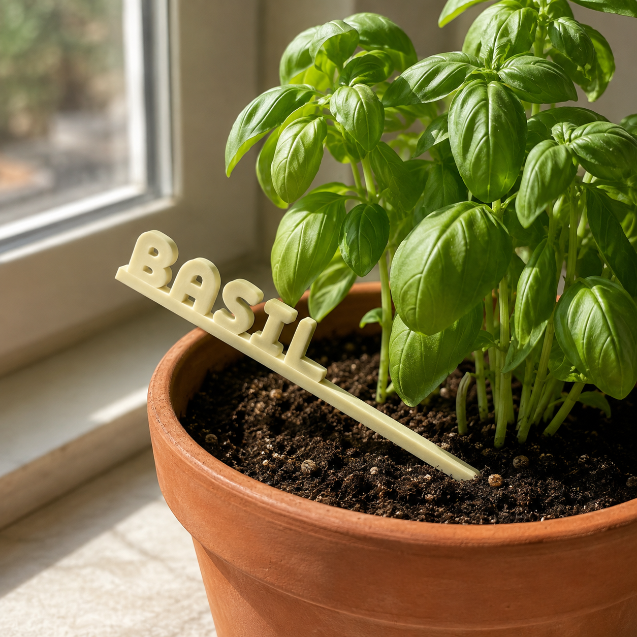 Herb Garden Markers - 8 Plant Labels, Flat Print - CC0