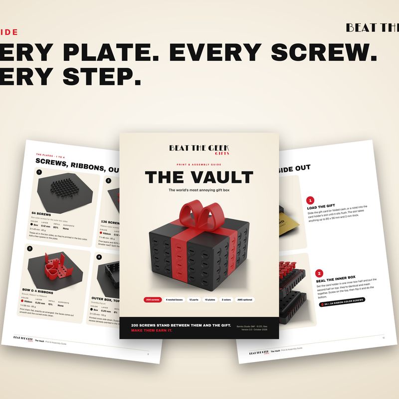 The Vault: World＇s Most Annoying Gift Box, 200 Screws | Gift Card ...