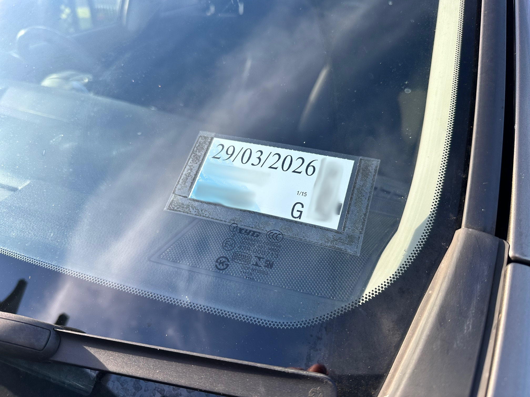 WOF - New Zealand Warrant of Fitness Holder