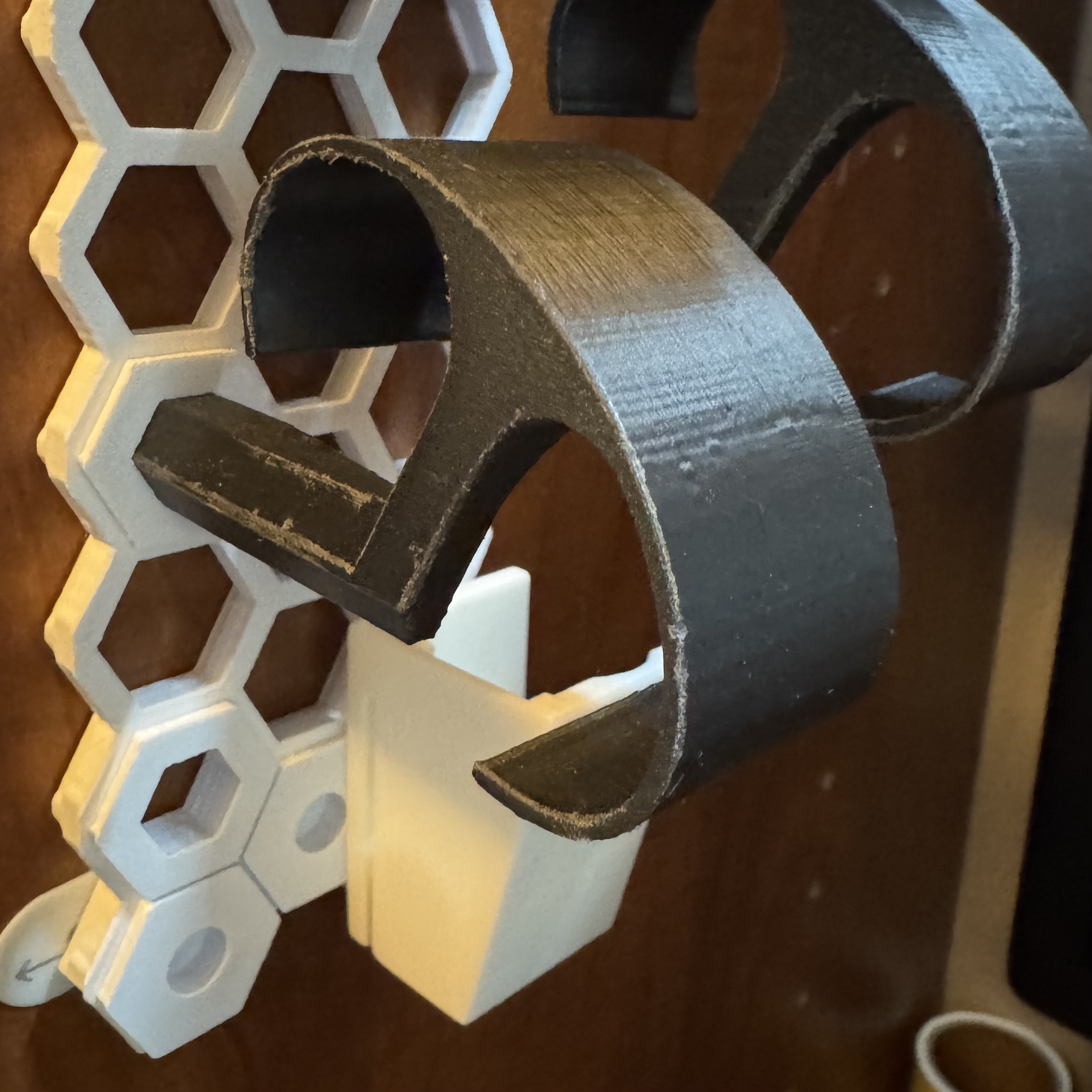 Honeycomb Storage Wall Watch Holder