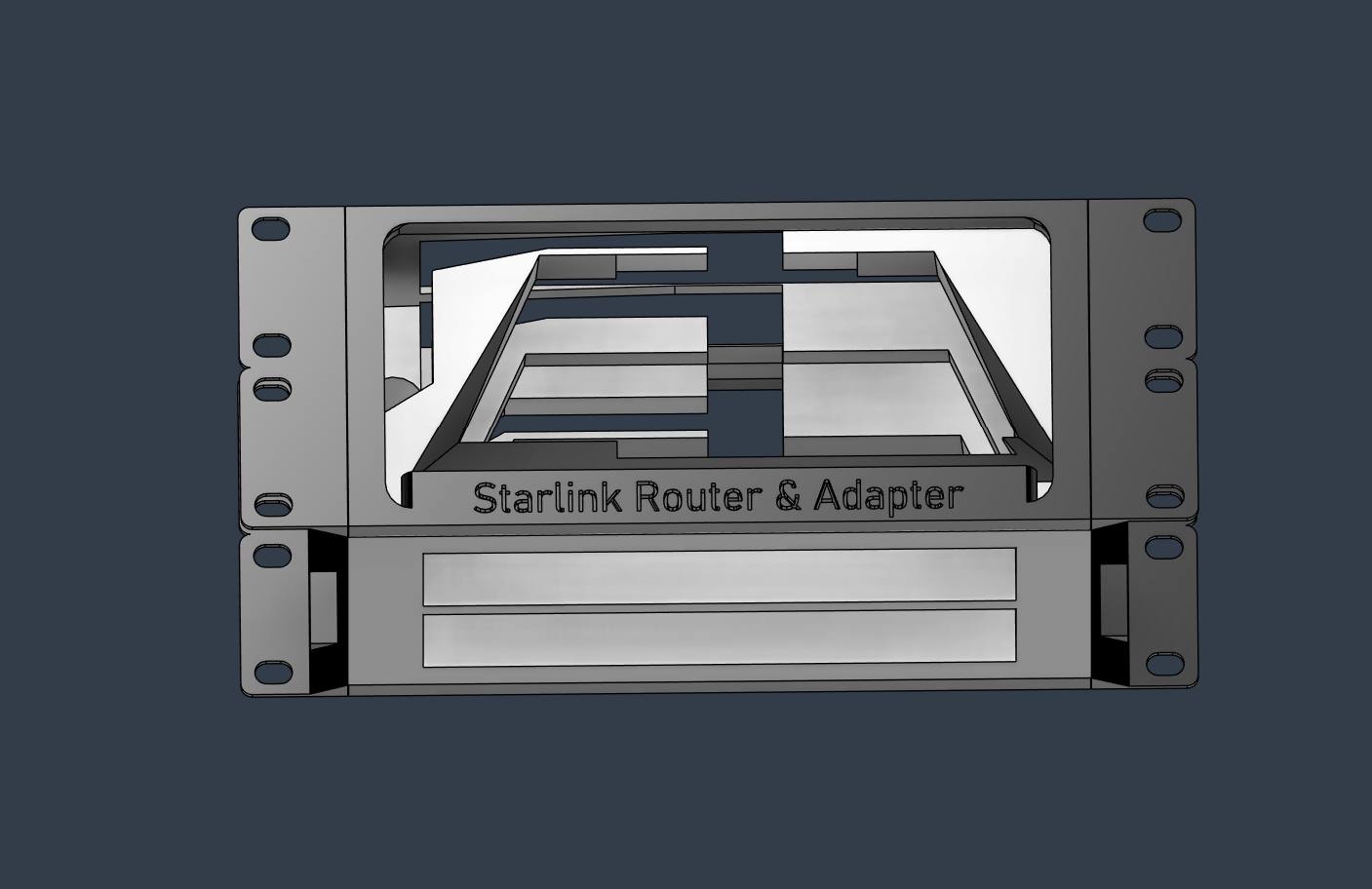 Starlink Gen 2 Router 10" Rack Mount W/ Ethernet Adapter Slot