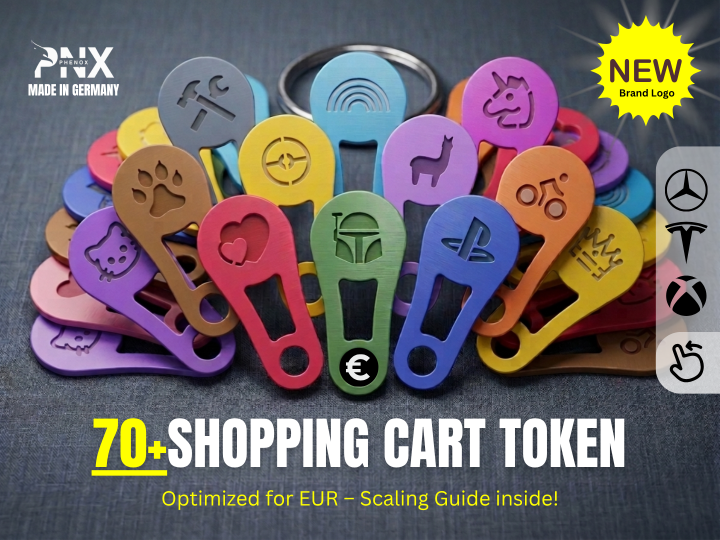 NEW: Tesla, Xbox & Mercedes... +70 Ultimate Shopping Cart Tokens [Universal]