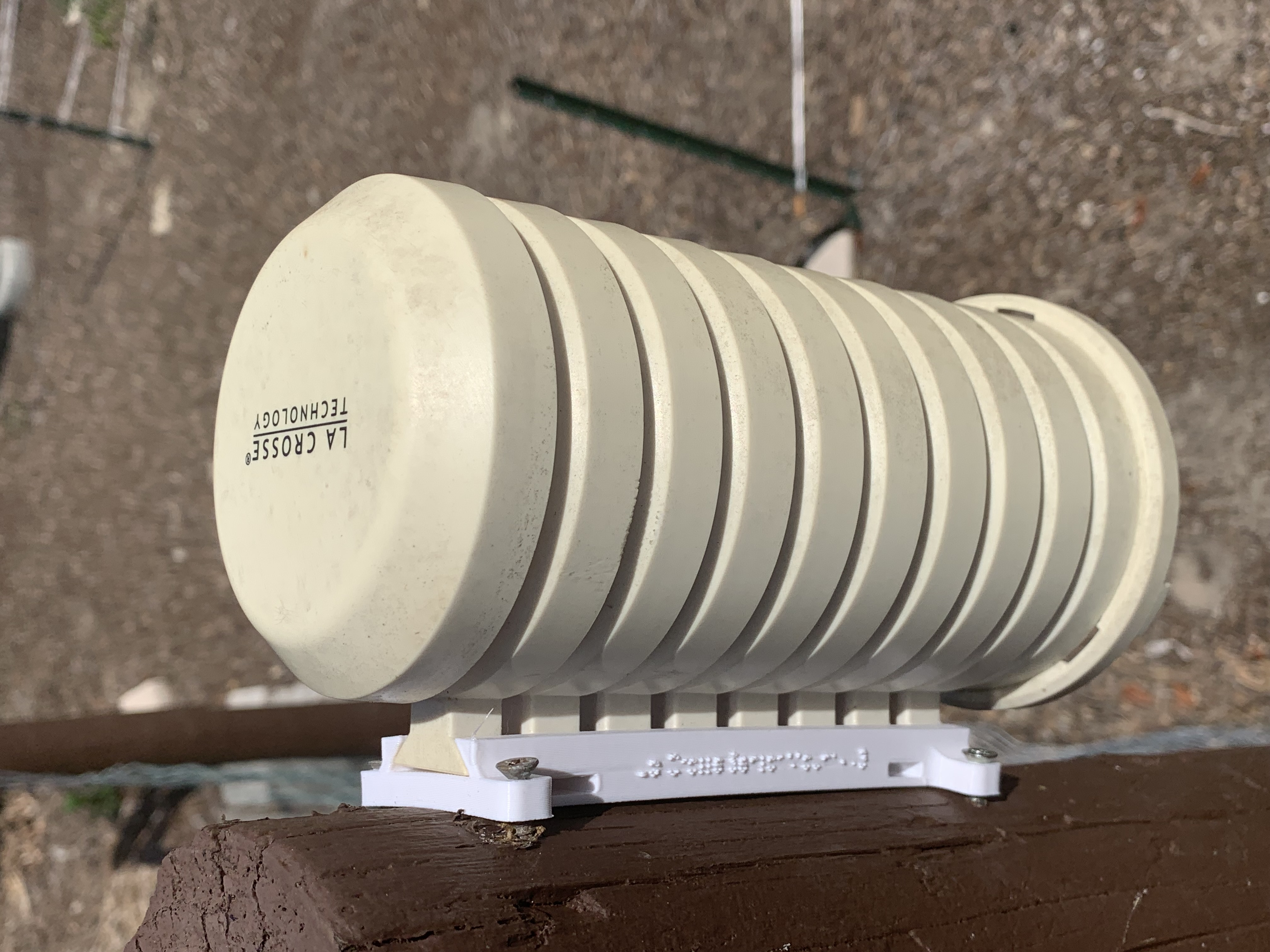 La Crosse Weather Station Shield Mount 3D model