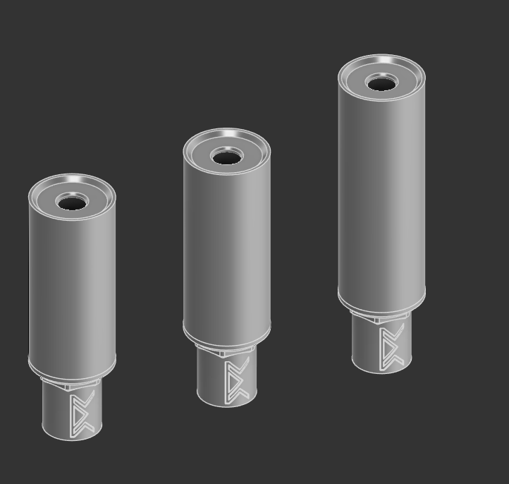 ASG Airsoft Scorpion Evo Custom Mock-Suppressor with Space for a Tracer