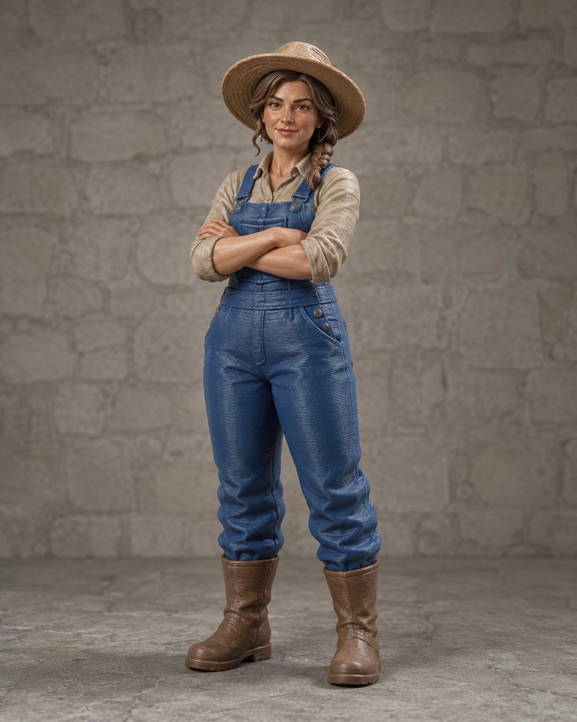 Figure of a farmer -- Figur einer Landwirtin