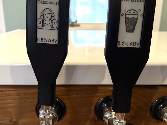 E-Ink Beer Tap Handle for Santek EZ Sign