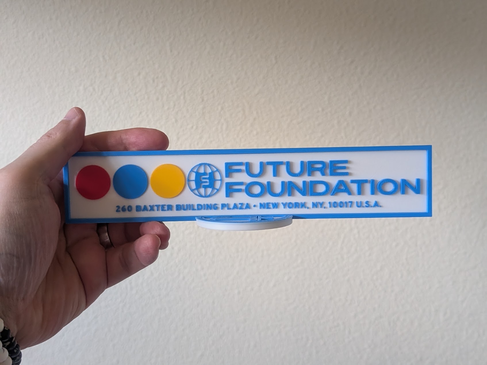 Future Foundation Sign + Stand