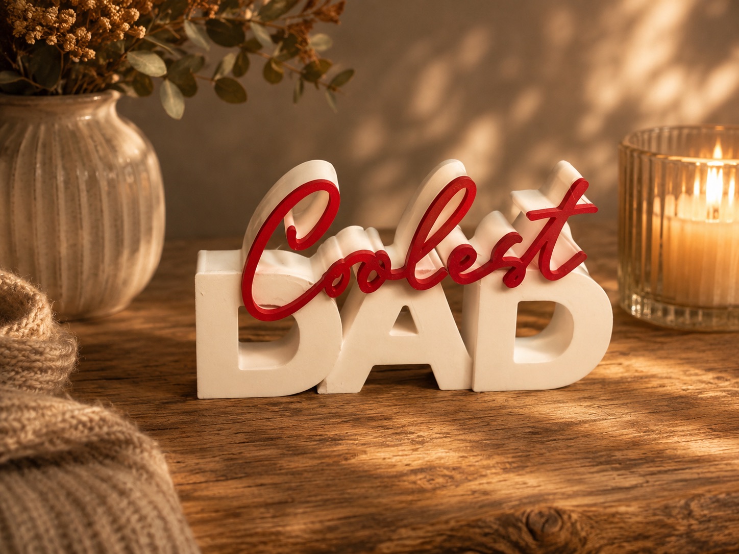 Coolest Dad – Multicolor Father’s Day Decor
