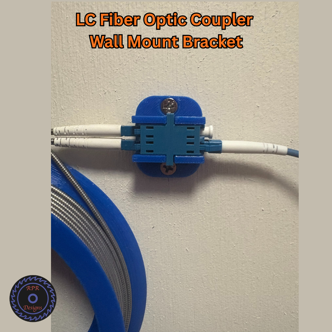 LC Fiber Optic Coupler Wall Mount Bracket
