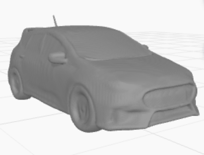 Ford Focus RS Turbo model 3D model
