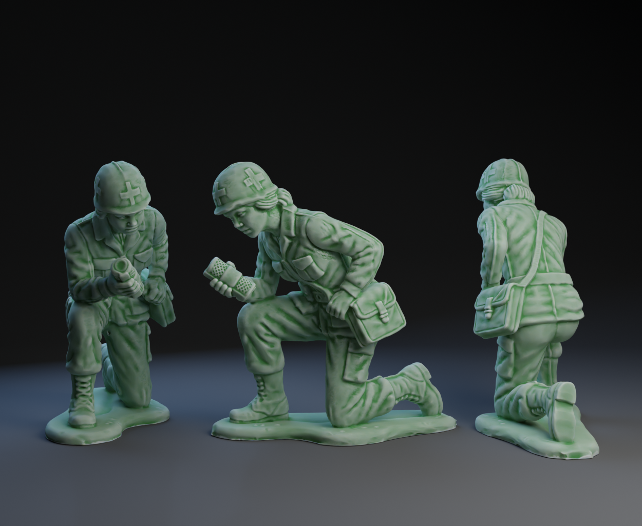 Little Green Army Women : Combat Medic Specialist