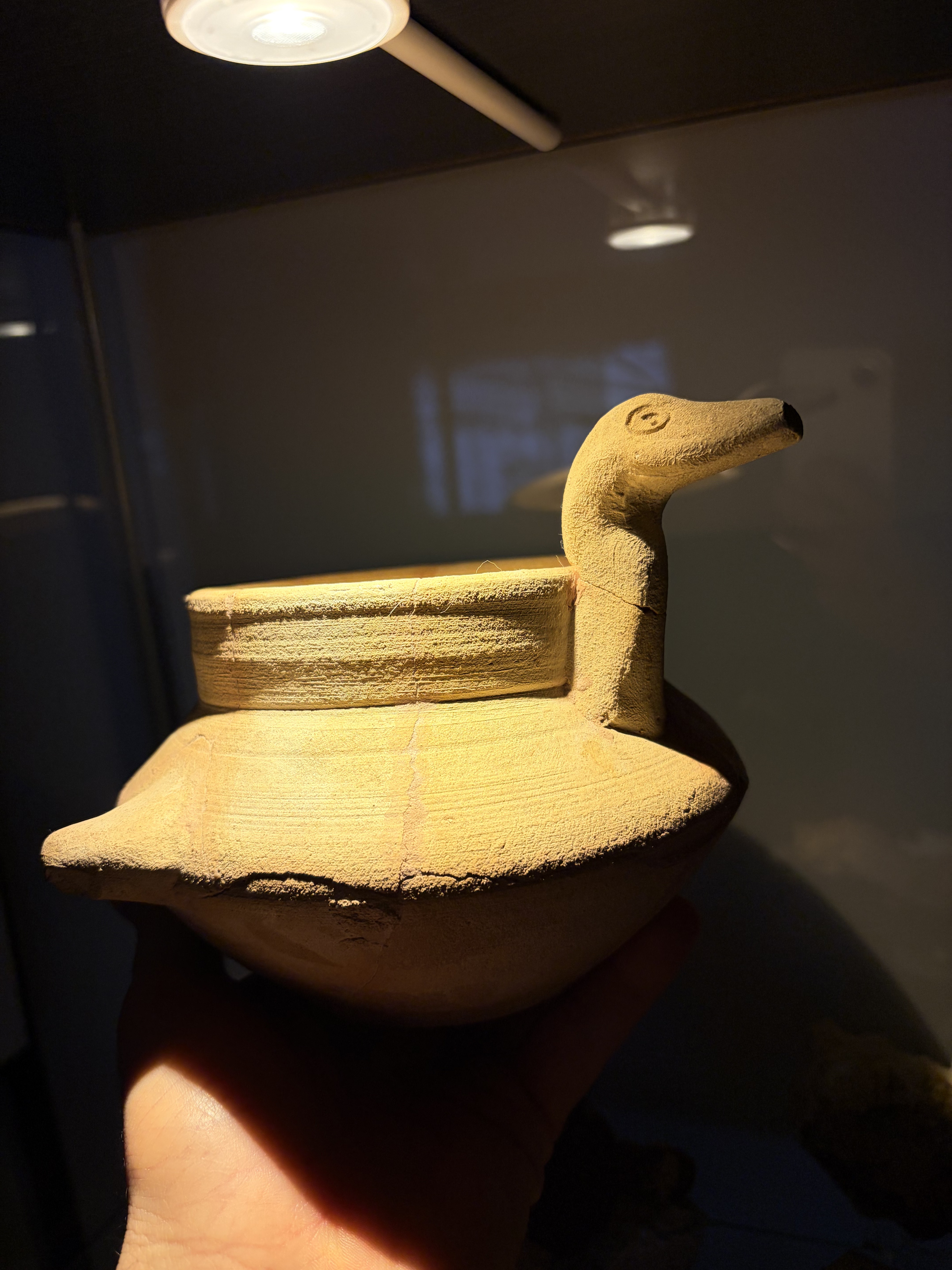 pottery and zoomorphic bowl from tel qasile