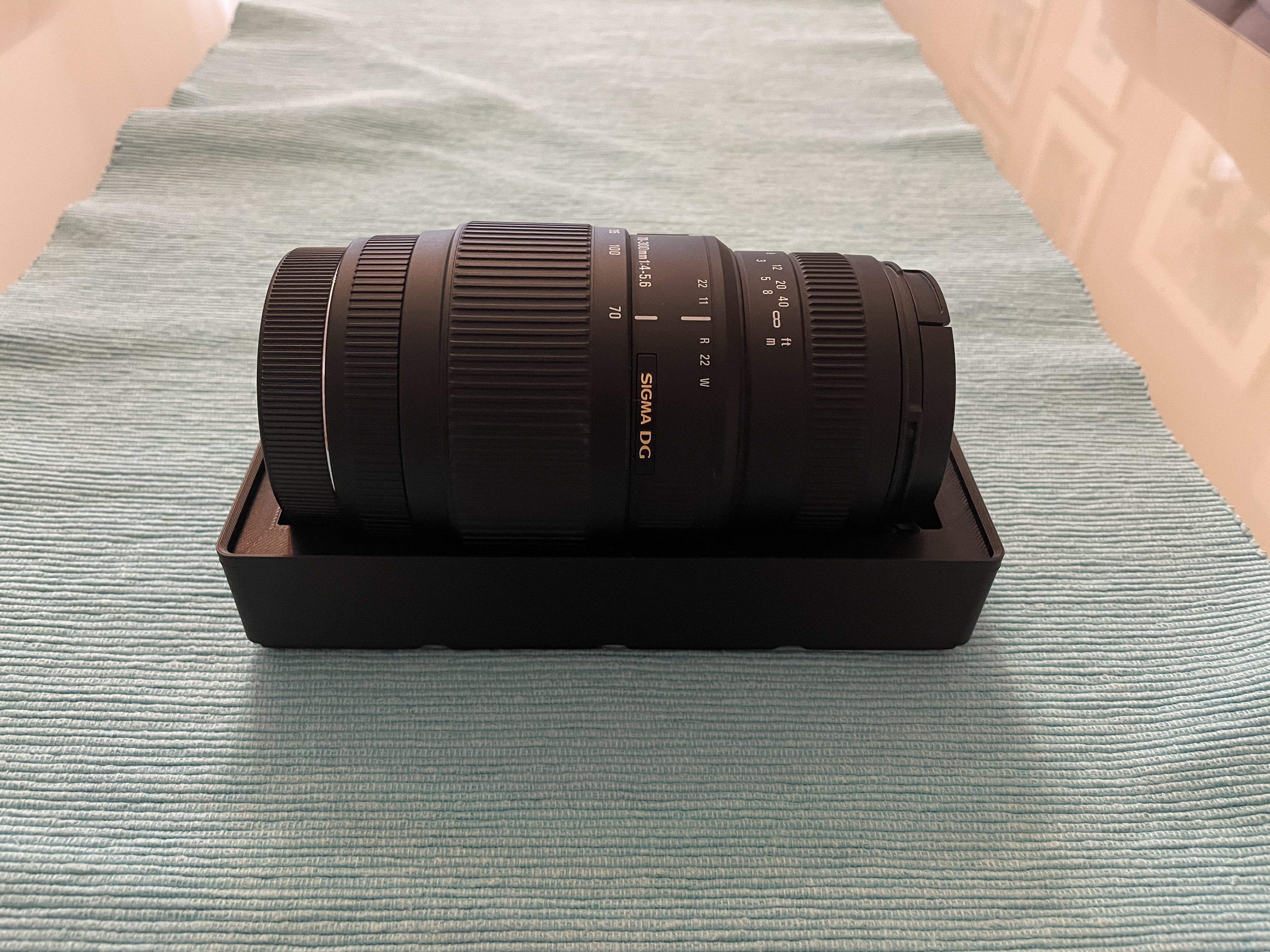 Gridfinity 4x2 Sigma 70-300mm 1:4-5.6 tele lens box
