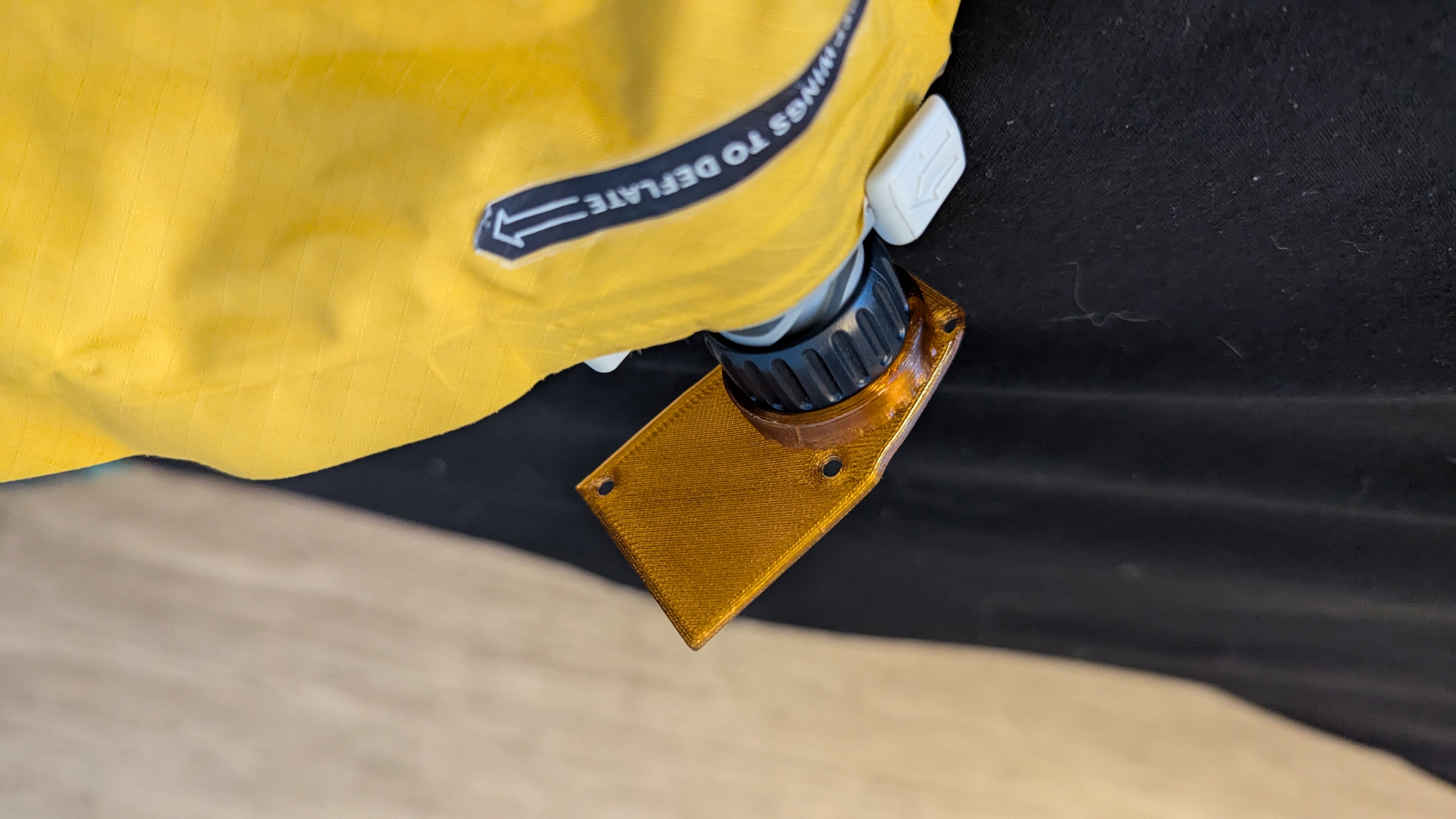 Pad blower top plate (For Sea to summit and thermarest)