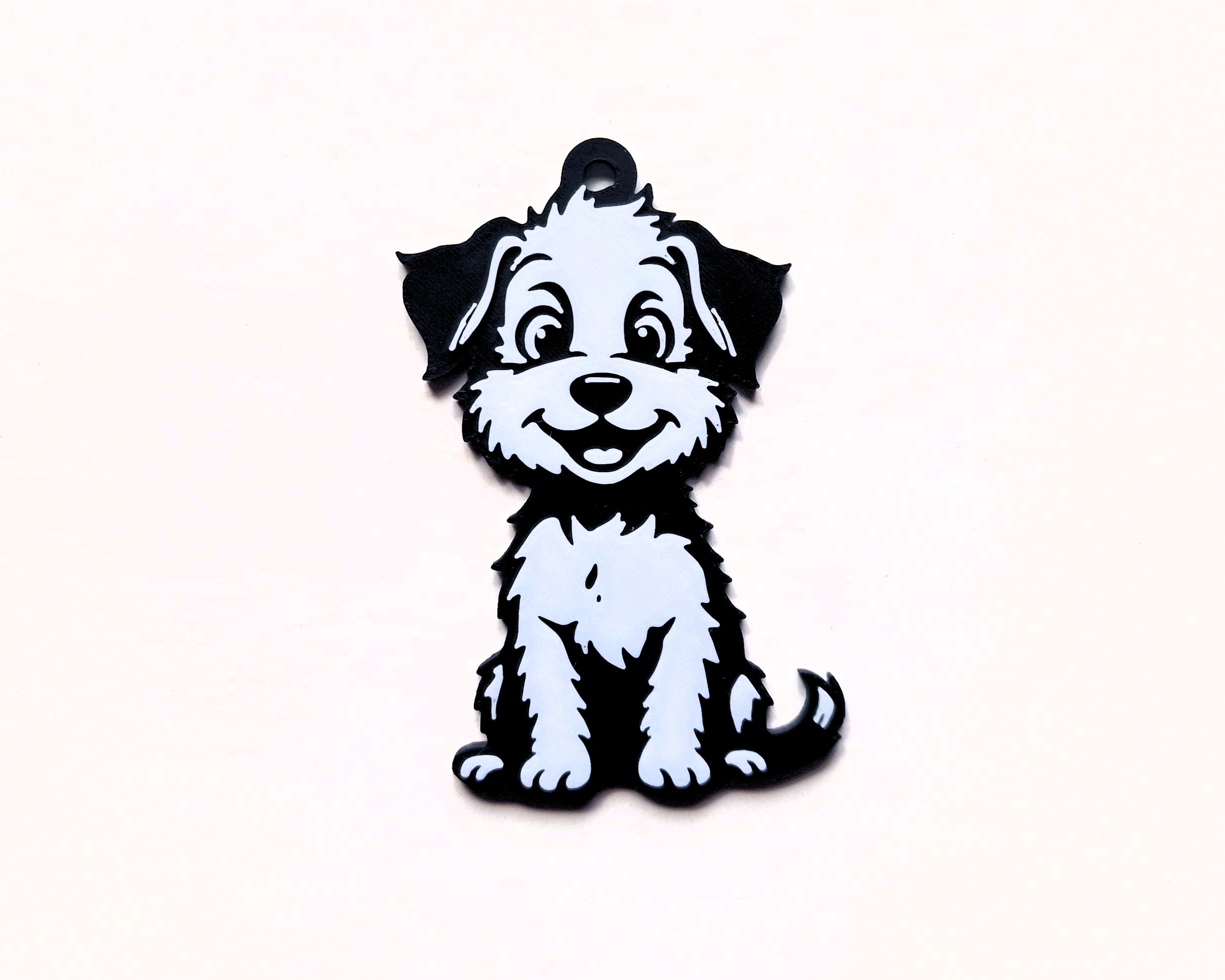 Dog keychain 3 3D model
