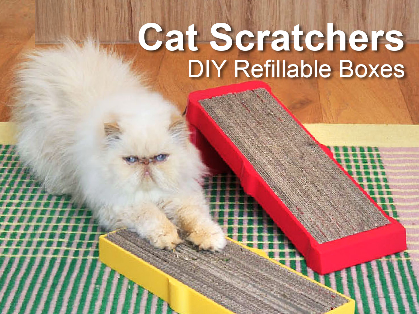 Premium DIY Refillable Cat Scratcher Boxes