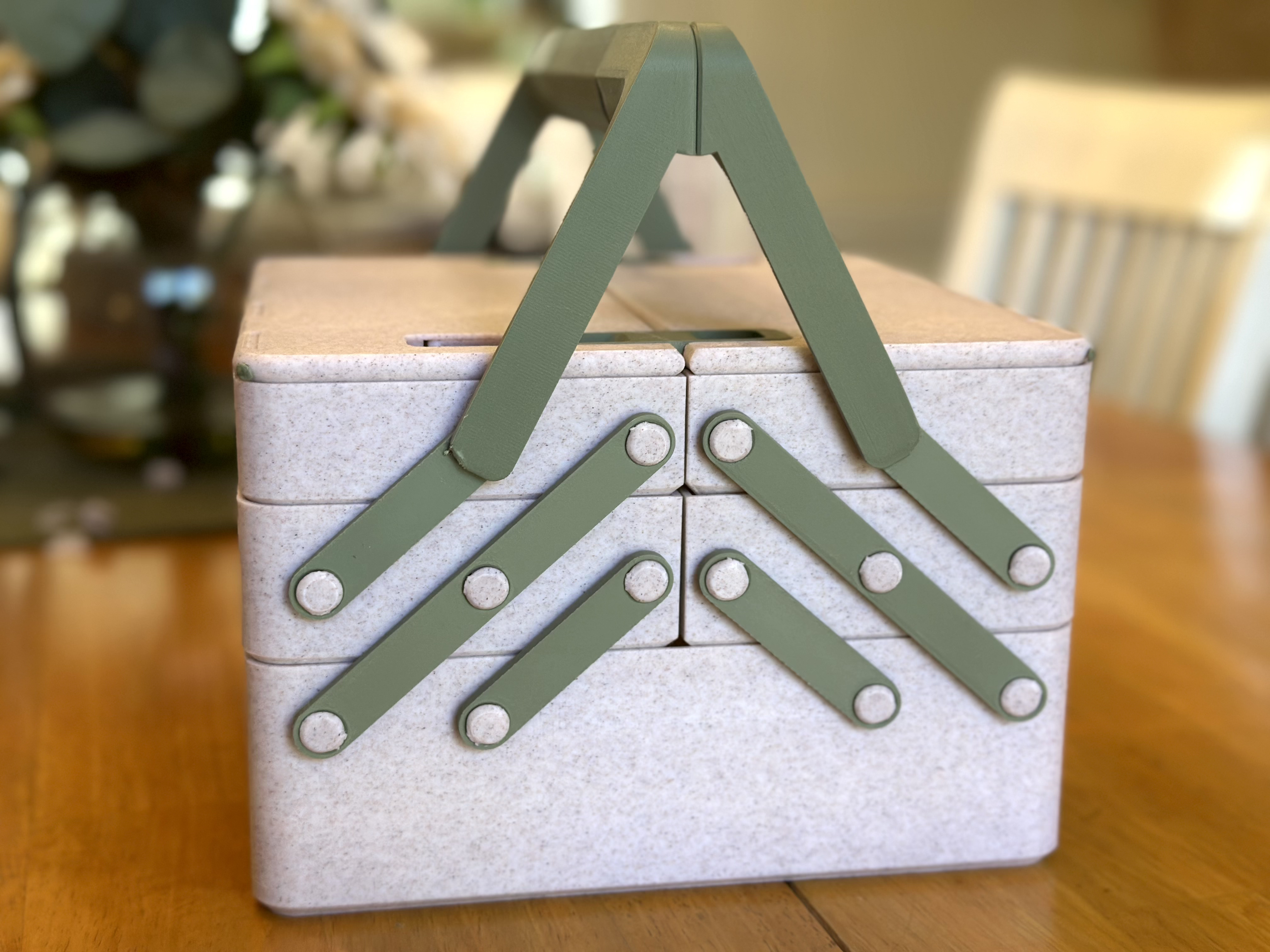 Cantilever Tool/Sewing Box Remix: Modular Pins (PLA-Friendly)