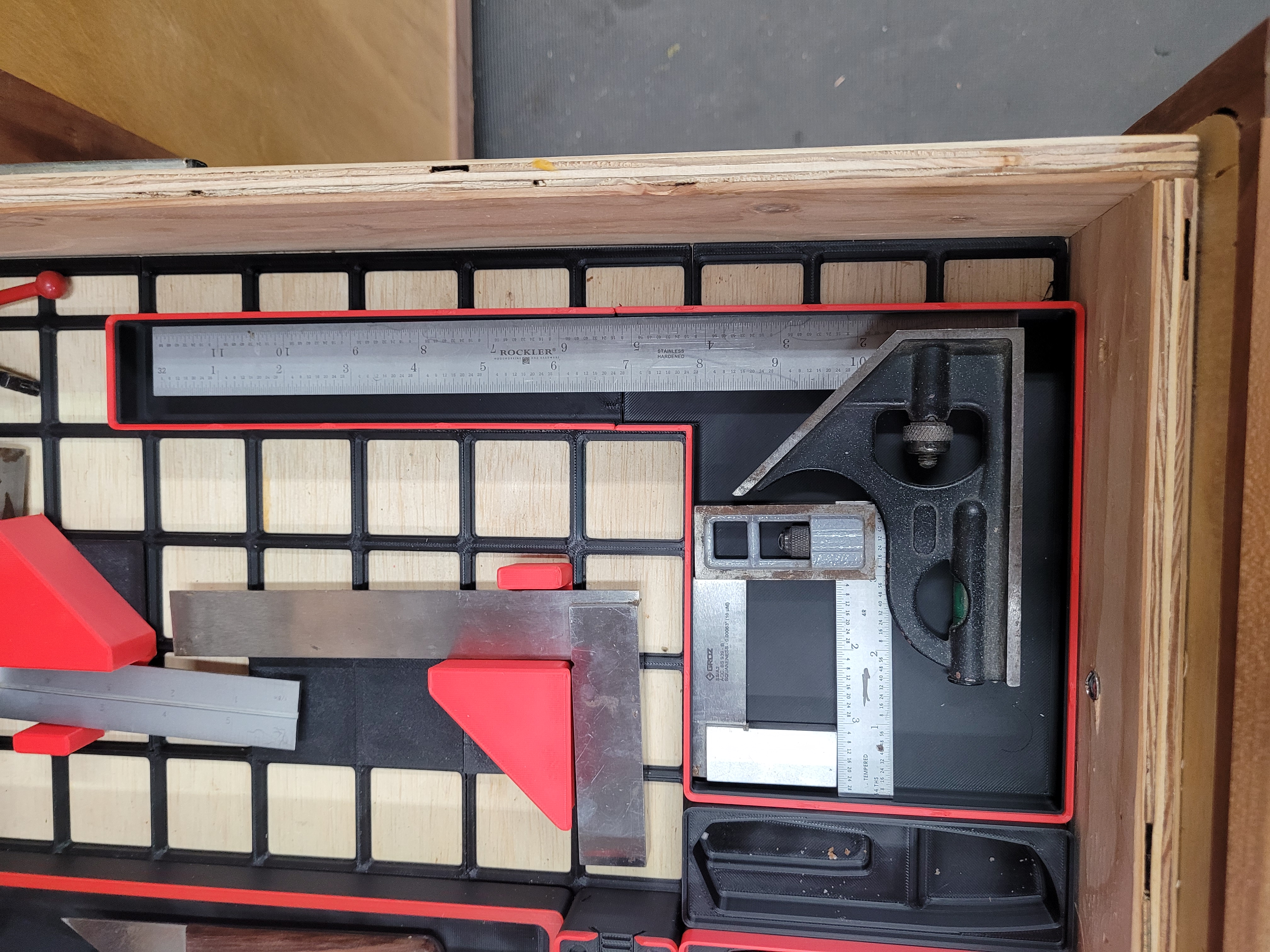 Combination Square Gridfinity Bin
