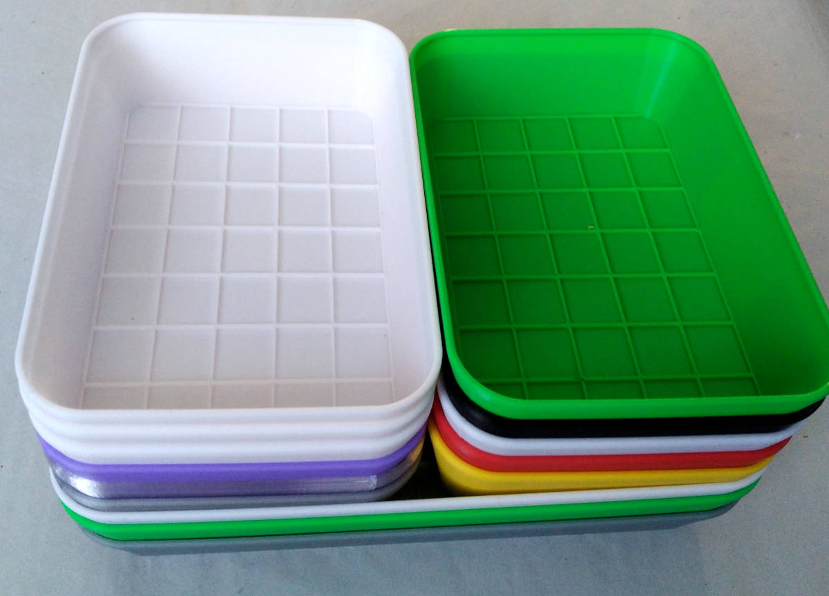 Simple Tray/Bowl, 2 Sizes, Stackable; with FreeCAD design, no supports needed