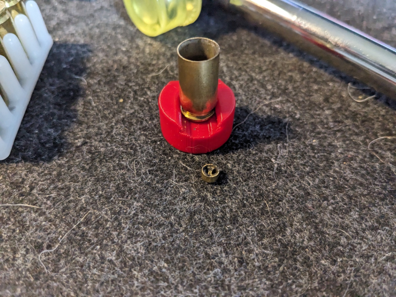 9mm raised shell holder for hand decapping / depriming