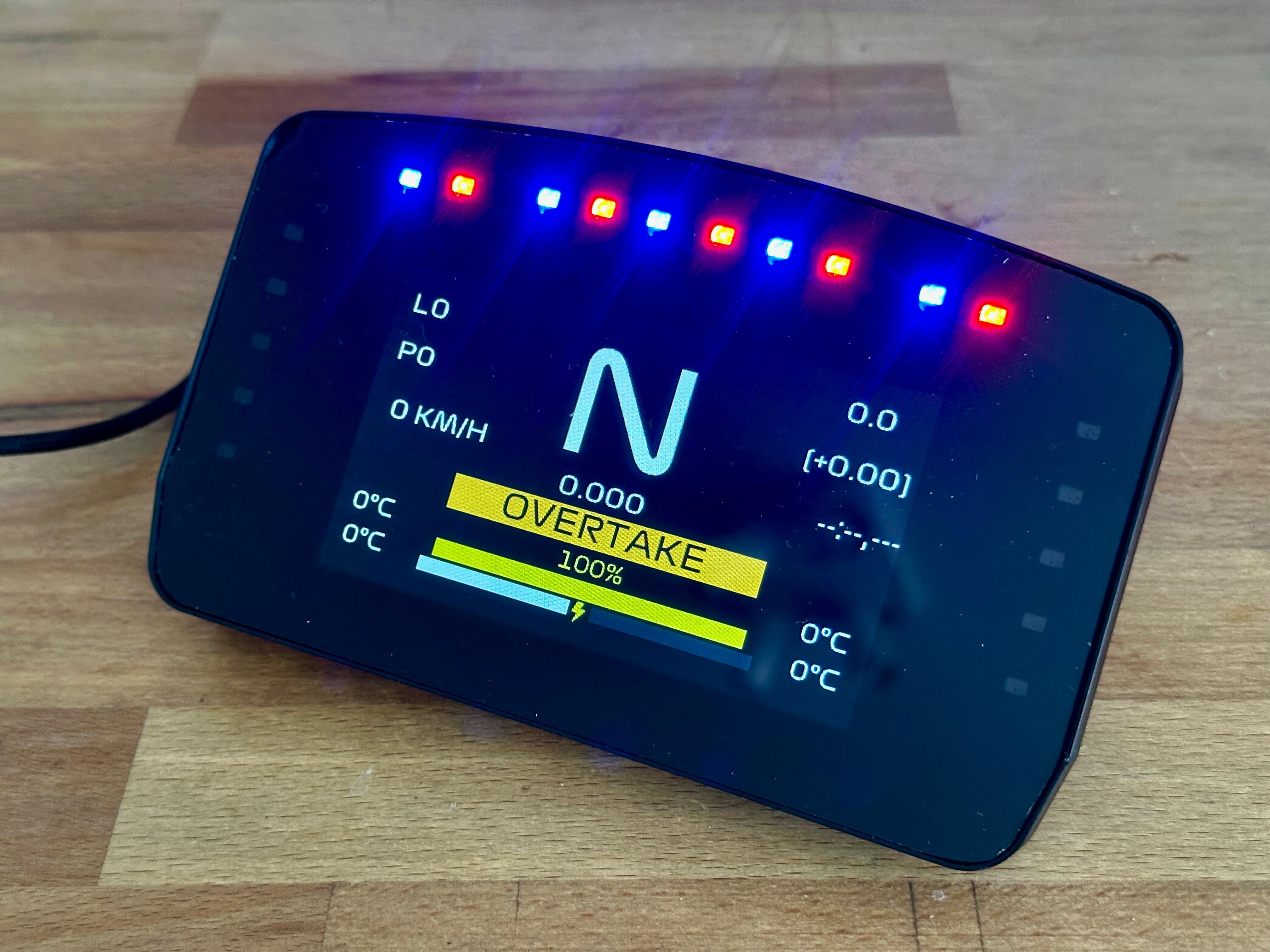 4.3" Dashboard DDU for Simracing fully DIY NO PCB (Nextion Display)