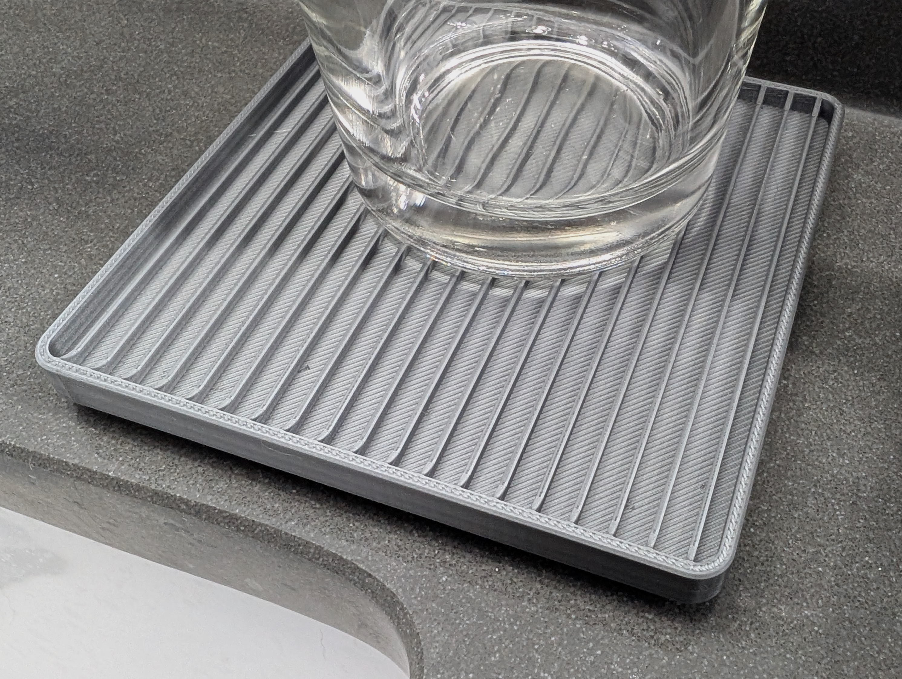 Bathroom Cup Coaster (Matches Toothbrush and Bite Guard Holder)
