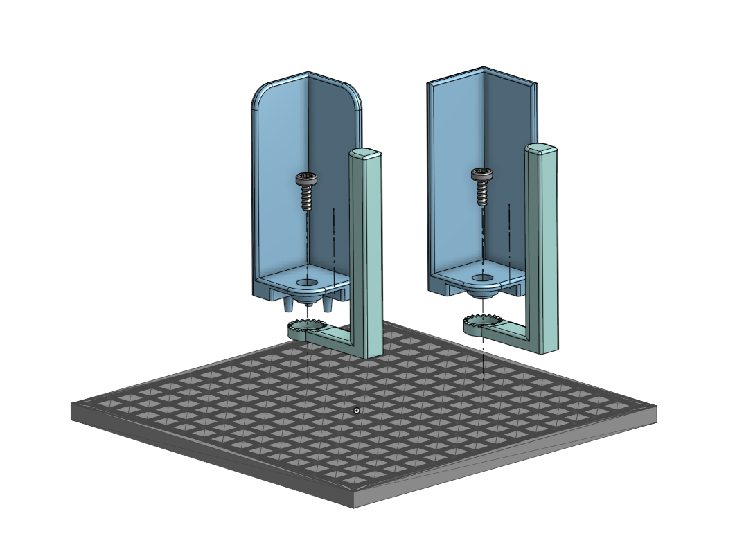 OpenGridMount - Pliers Adapters (ToolGrid Compatible)