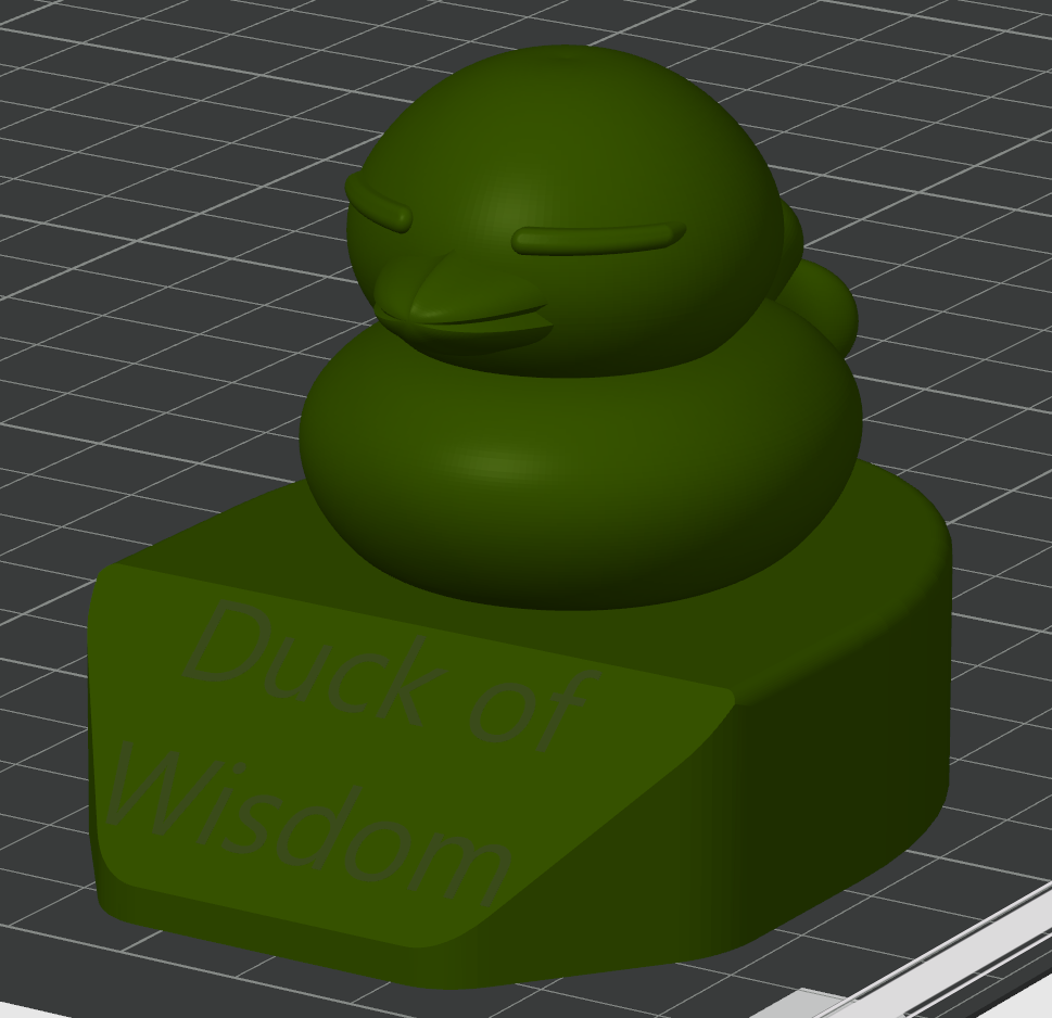 Ahiru "Duck of Wisdom" Rubber Duck