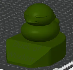 Ahiru "Duck of Wisdom" Rubber Duck