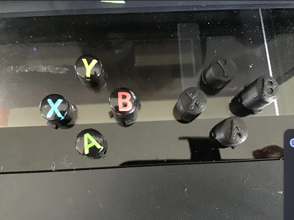 Miniatura 4 do modelo 3D Replacement Xbox Buttons for Xbox Controller
