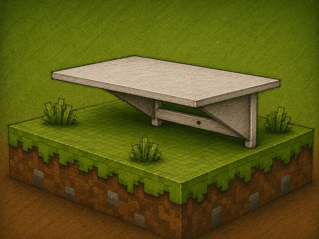 Minecrafty Shelf