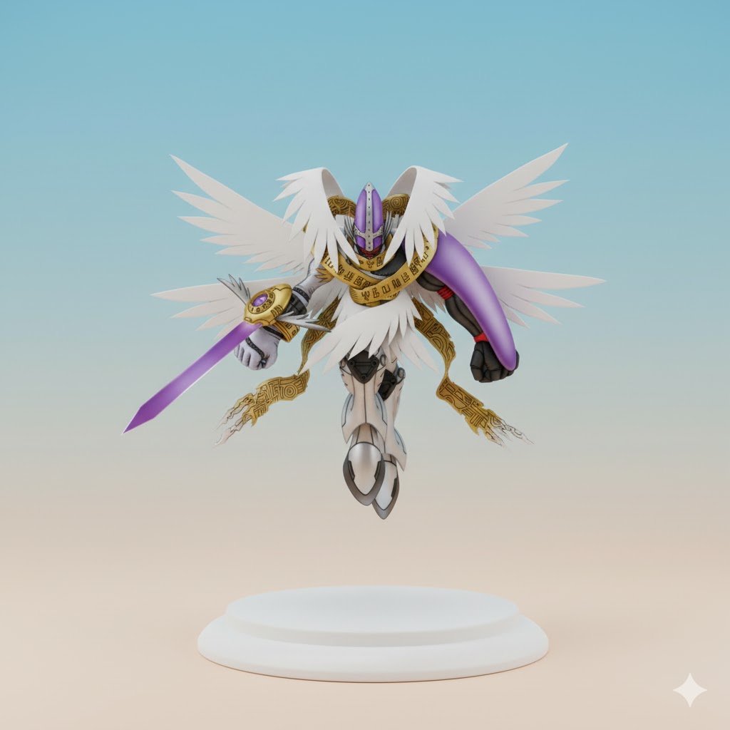 HolyAngemon Digimon Creature Model