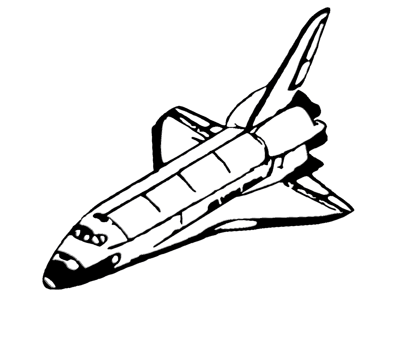 Orbiter (Space Shuttle Discovery) Silhouette