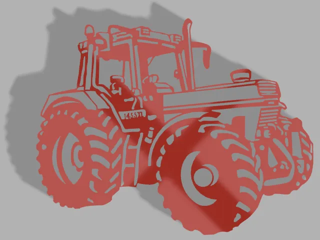 wall decoration tractor case ih 1455xl
