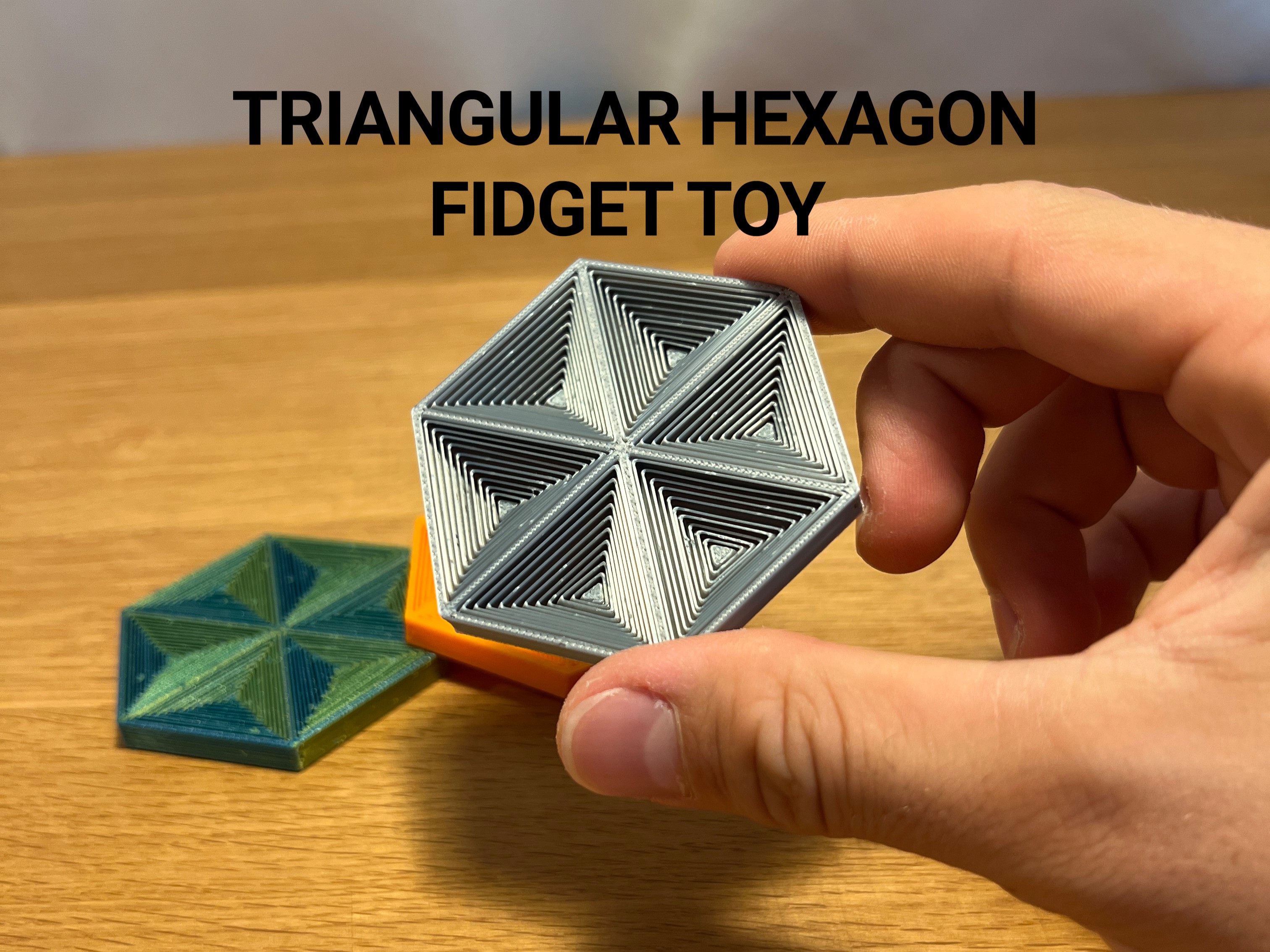 Triangular Hexagon Fidget Toy