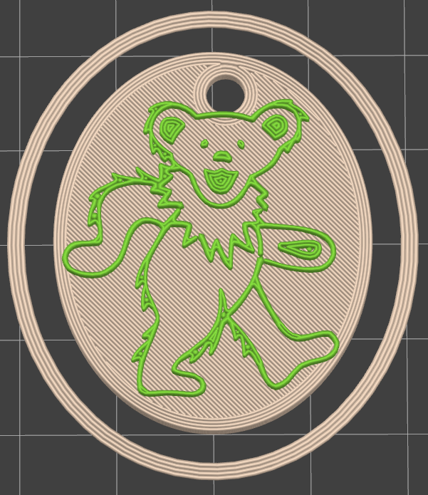 Jerry Bear Keychain