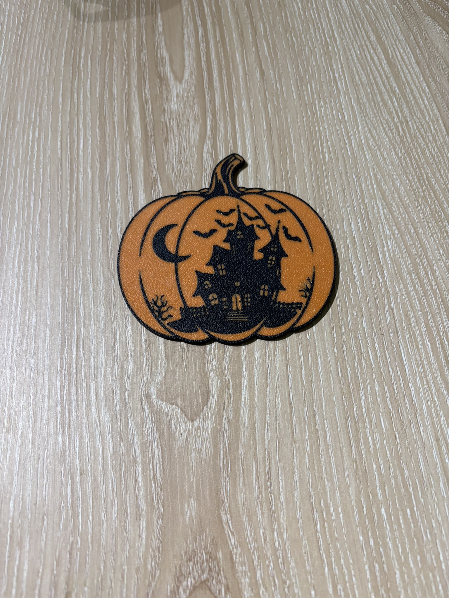 Miniatura 2 do modelo 3D Pumpkin coaster