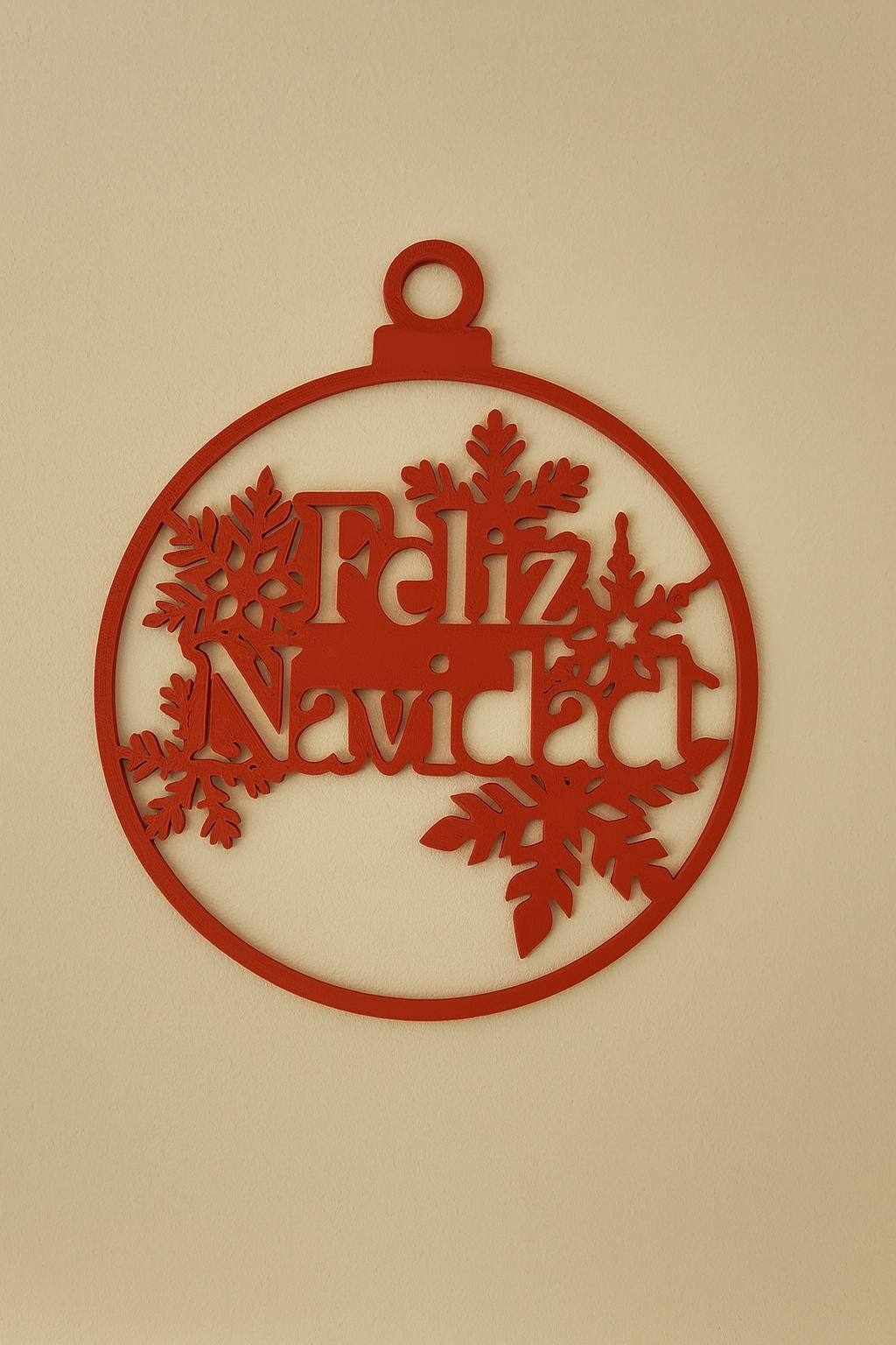 Feliz Navidad Wall Ornament