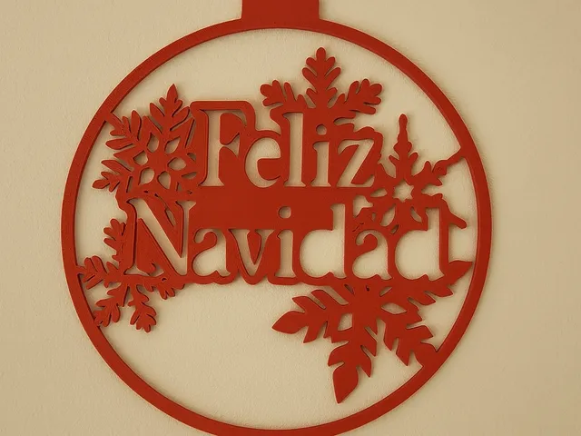 Feliz Navidad Wall Ornament