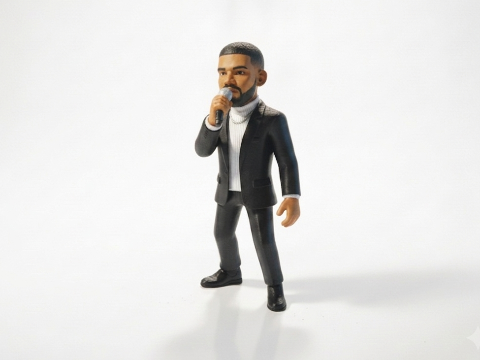 Drake Figurine Celebrity Musician 3D Printable