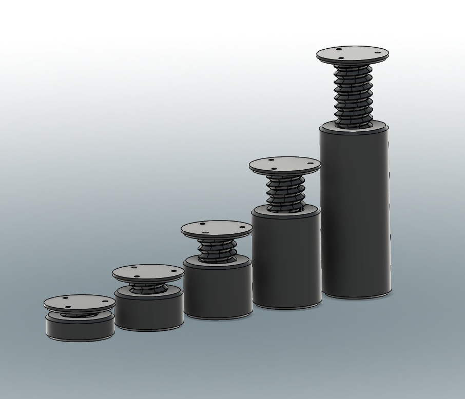 Furniture adjustable legs